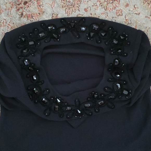 St John Couture Knit Sweater Beaded Jeweled M - Picture 10 of 10